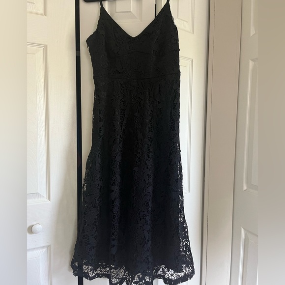 Black Lace Cami Dress - Picture 4 of 5